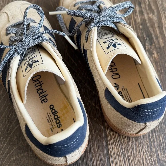 Adidas Originals Samba Kids’ Warm Vanilla/Night Indigo Gum (GS) Sneaker—K2 - Picture 10 of 14